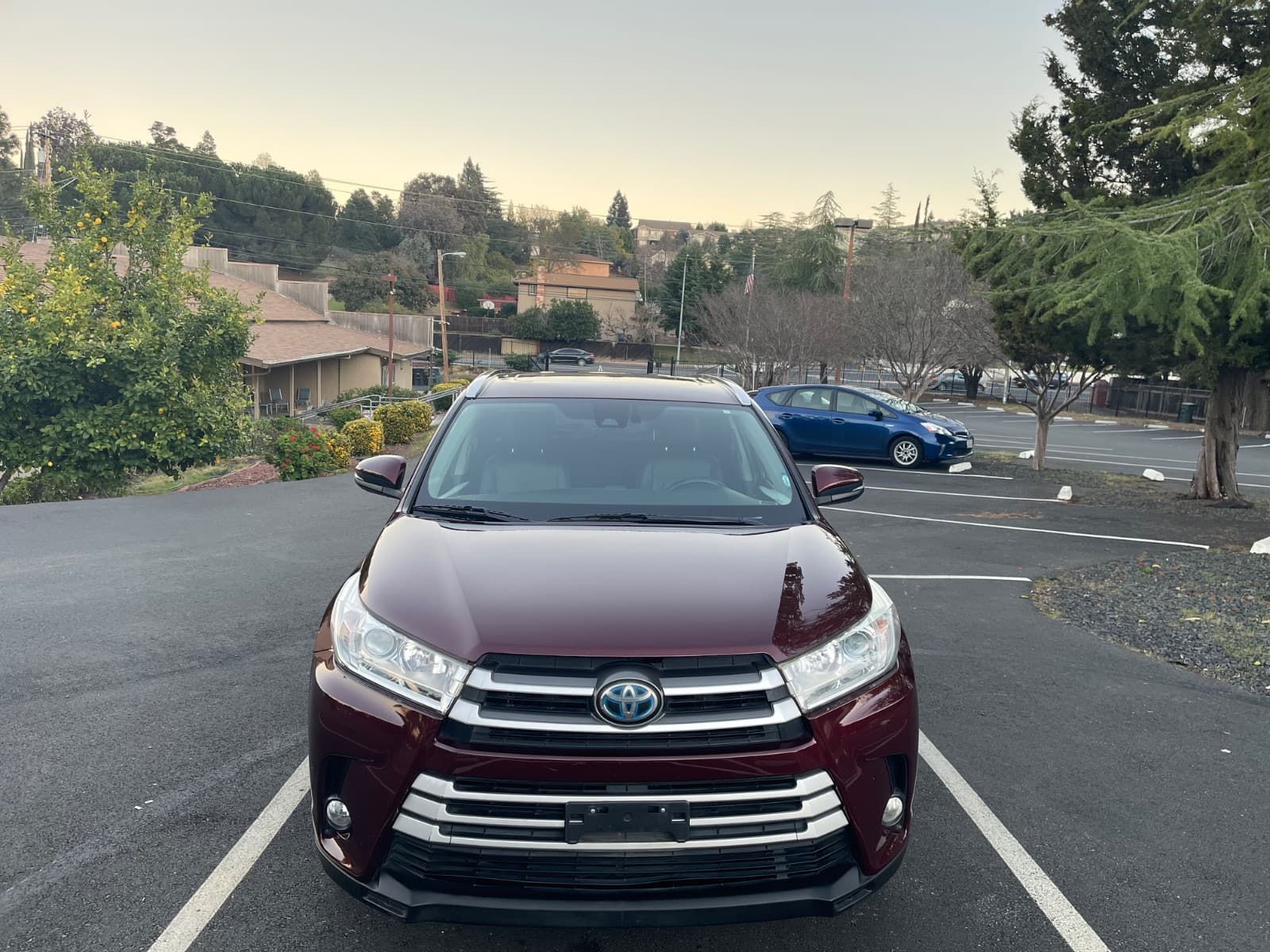 2019 Toyota Highlander, red, for sale at United Flex Auto Sales in Pleasant Hill, CA