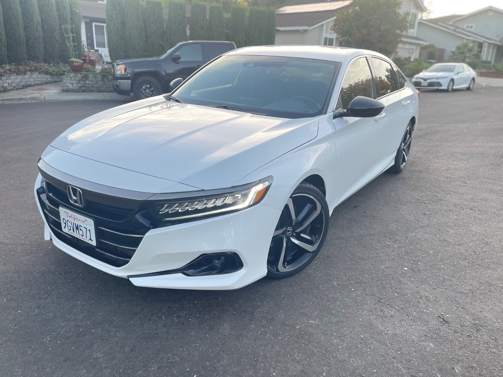 2021 Honda Accord, white, for sale at United Flex Auto Sales in Pleasant Hill, CA