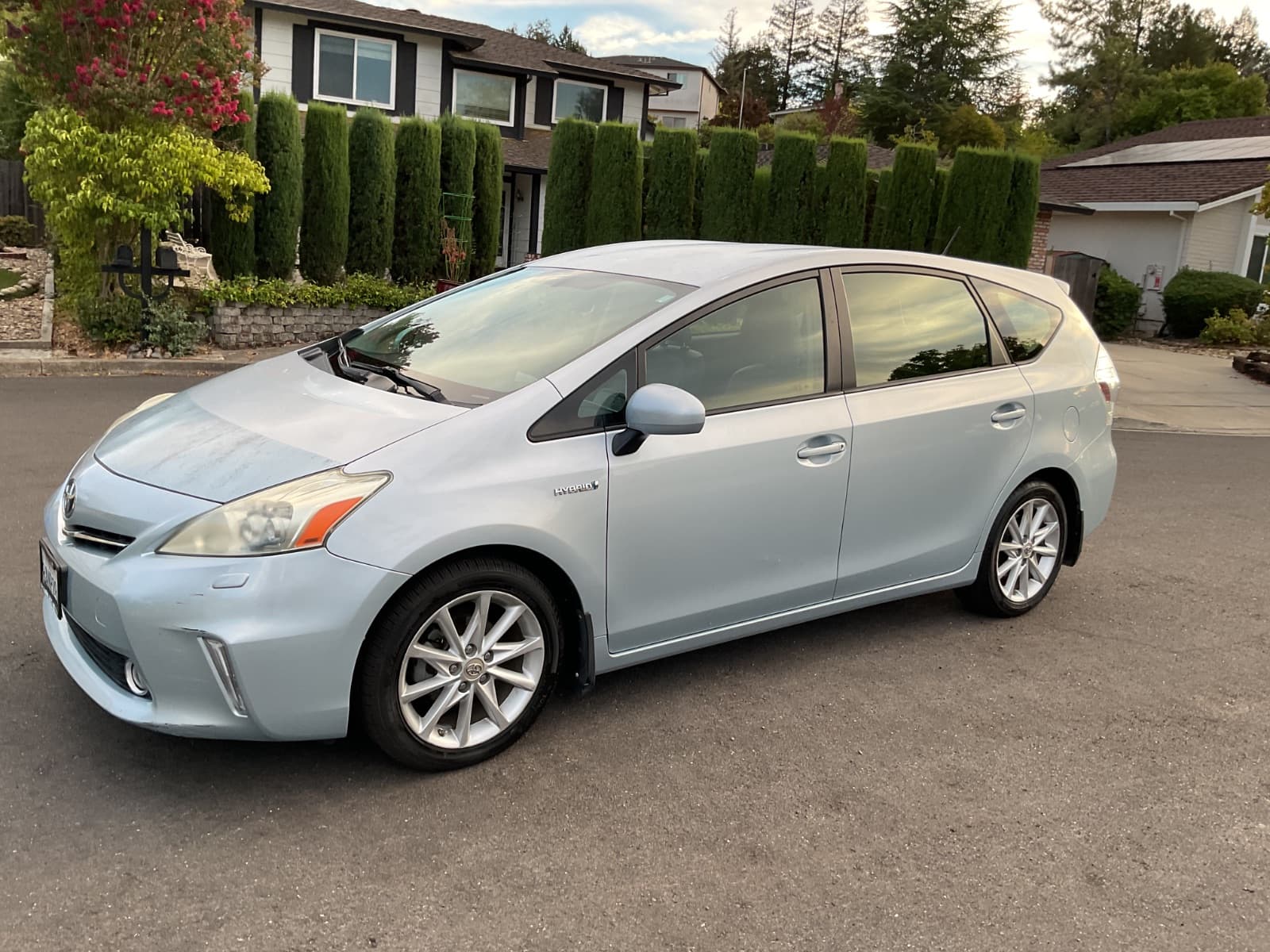 2012 Toyota Prius V, light blue, for sale at United Flex Auto Sales in Pleasant Hill, CA