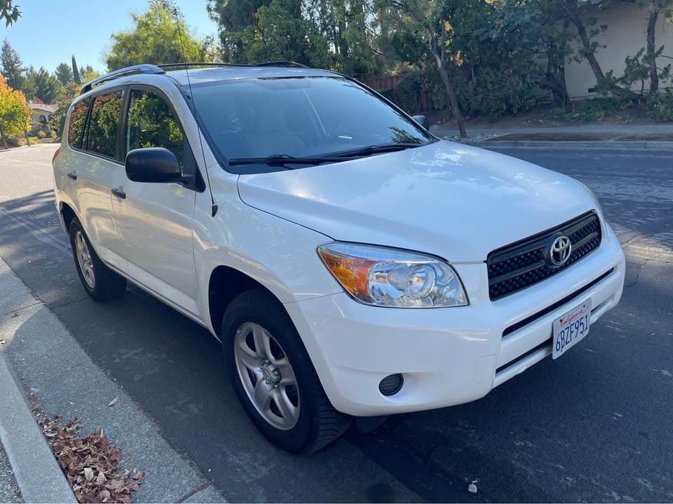 2008 Toyota RAV4 Sport, white, for sale at United Flex Auto Sales in Pleasant Hill, CA