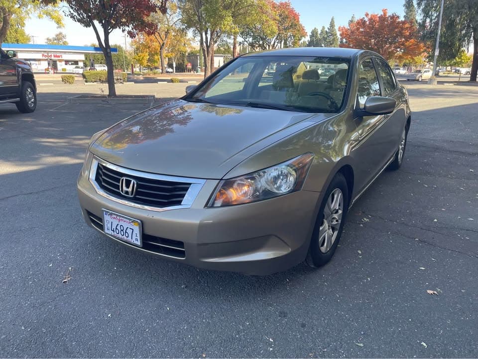 2009 Honda Accord LX-P, gold, for sale at United Flex Auto Sales in Pleasant Hill, CA