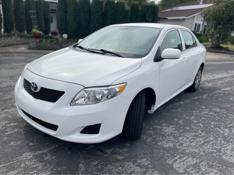 2009 Toyota Corolla LE, white, for sale at United Flex Auto Sales in Pleasant Hill, CA