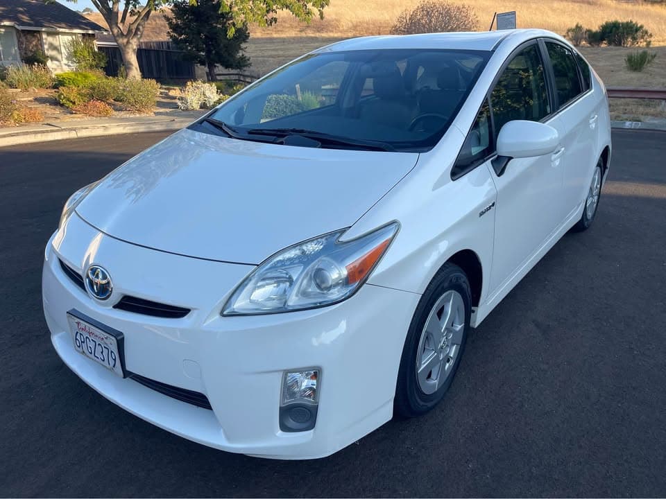 2011 Toyota Prius IV, white, for sale at United Flex Auto Sales in Pleasant Hill, CA