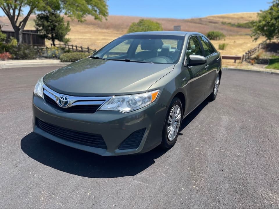 2012 Toyota Camry Hybrid LE, green, for sale at United Flex Auto Sales in Pleasant Hill, CA