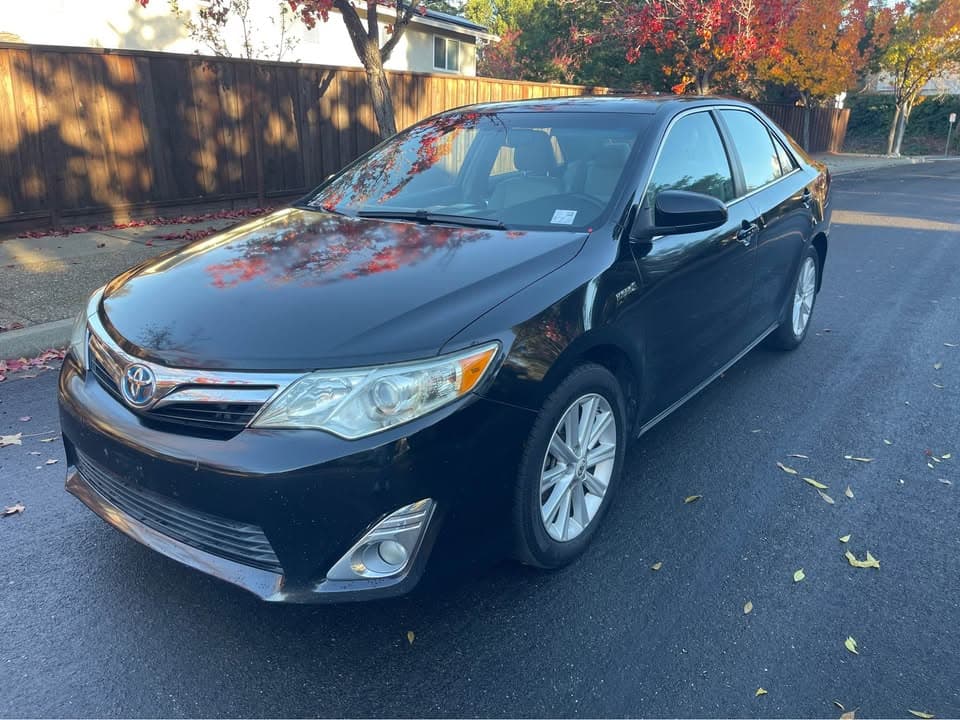 2012 Toyota Camry Hybrid XLE, black, for sale at United Flex Auto Sales in Pleasant Hill, CA