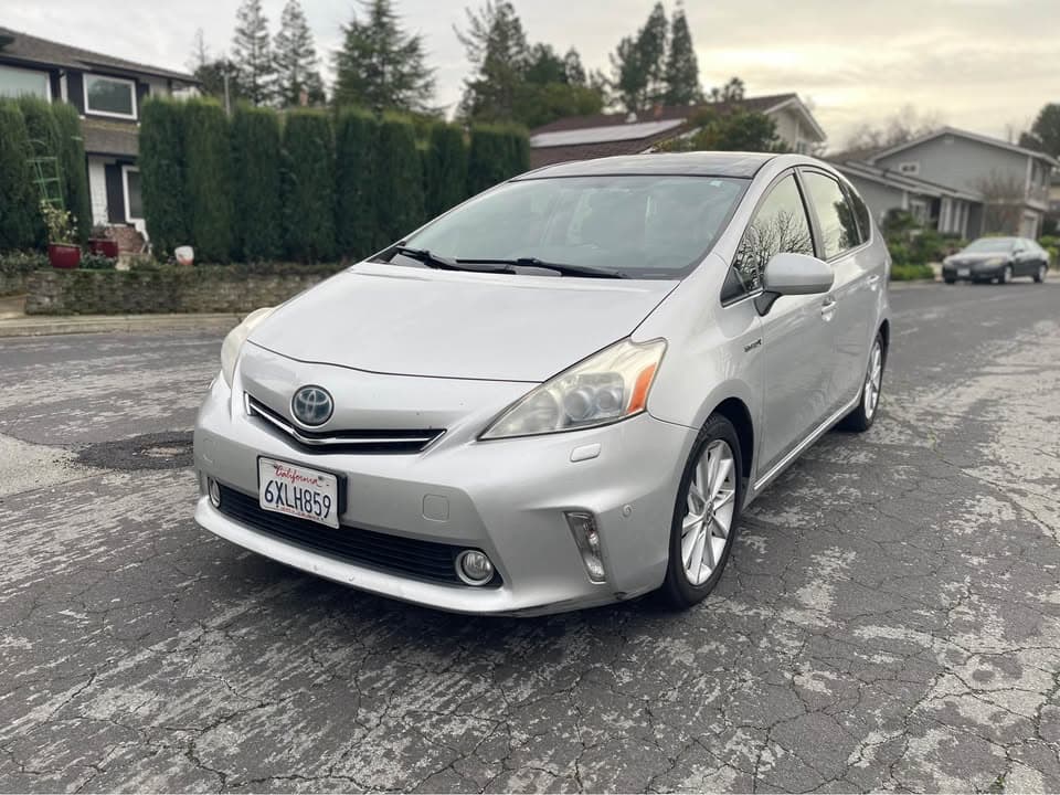 2012 Toyota Prius V Five, silver, for sale at United Flex Auto Sales in Pleasant Hill, CA