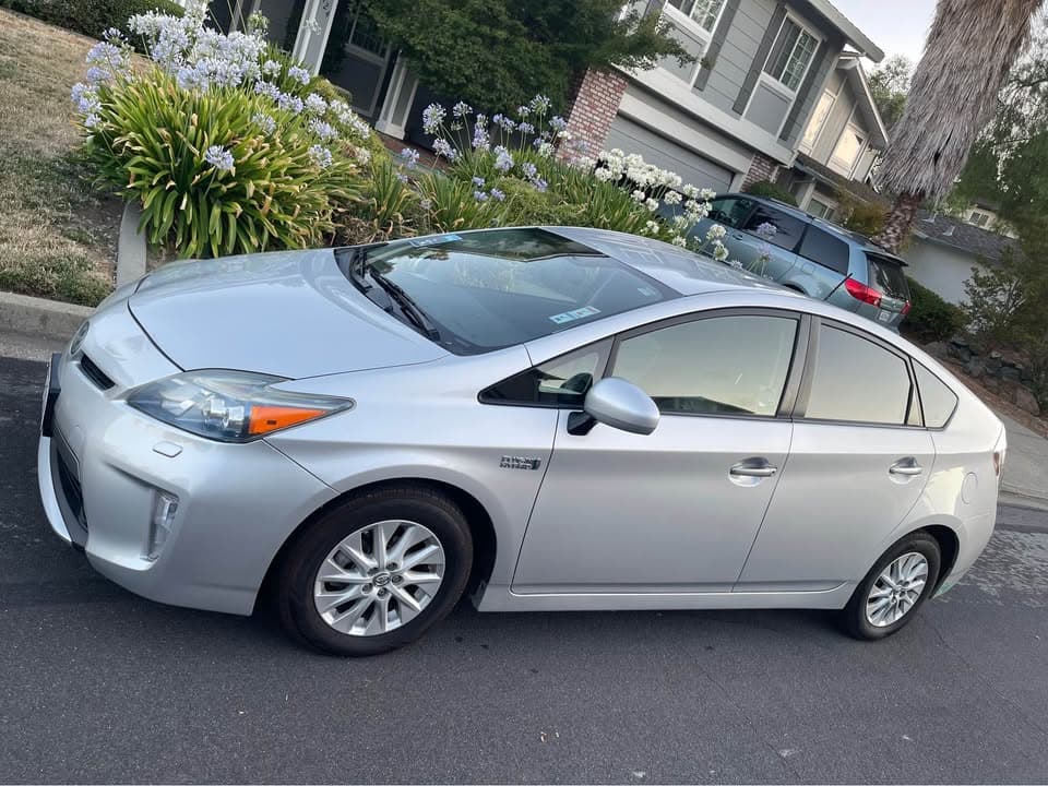 2013 Toyota Prius plug-in hybrid Advanced, silver, for sale at United Flex Auto Sales in Pleasant Hill, CA