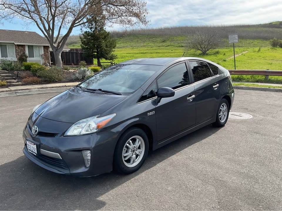 2014 Toyota Prius plug-in hybrid, grey, for sale at United Flex Auto Sales in Pleasant Hill, CA