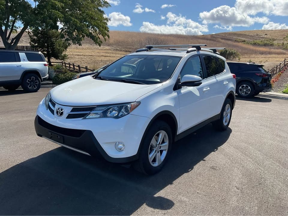 2014 Toyota RAV4 XLE, white, for sale at United Flex Auto Sales in Pleasant Hill, CA