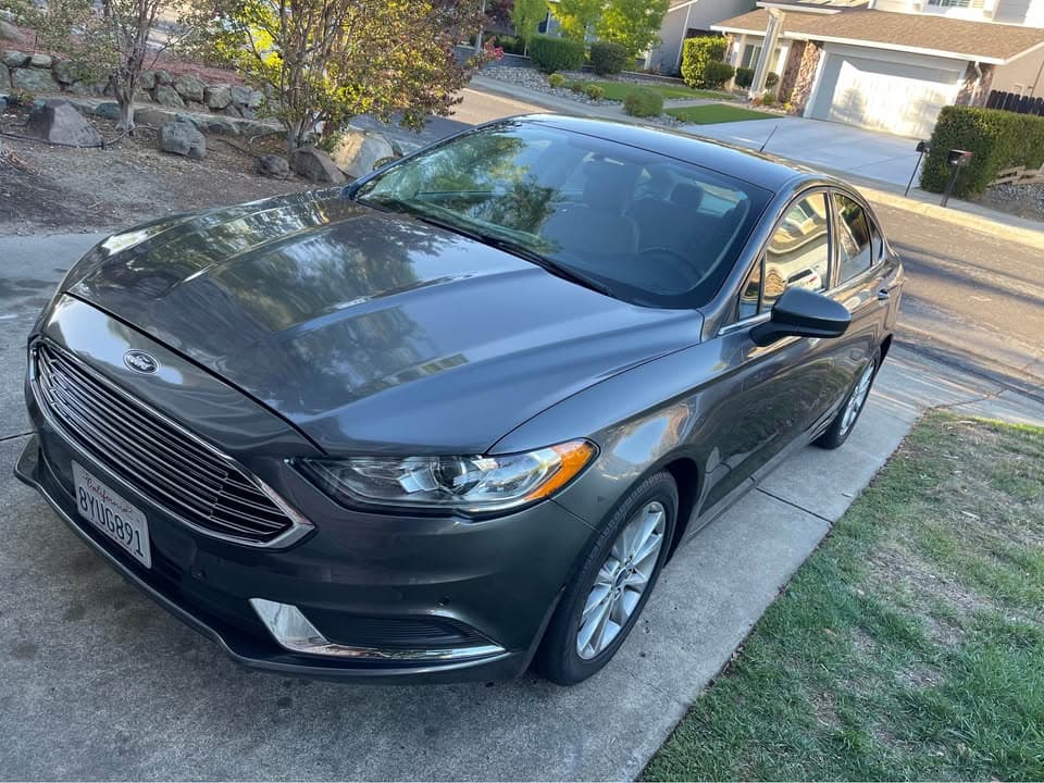 2017 Ford Fusion SE, grey, for sale at United Flex Auto Sales in Pleasant Hill, CA