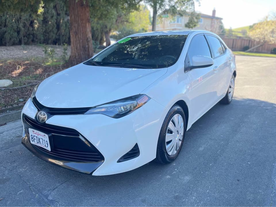 2019 Toyota Corolla L, white, for sale at United Flex Auto Sales in Pleasant Hill, CA