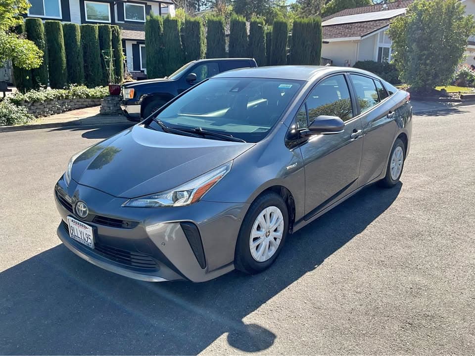 2019 Toyota Prius LE, grey, for sale at United Flex Auto Sales in Pleasant Hill, CA