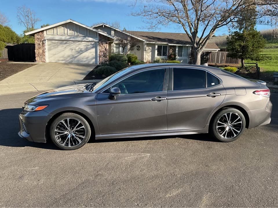 2020 Toyota Camry SE, photo 8 of 8, at United Flex Auto Sales in Pleasant Hill, CA